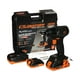 thumbnail image 1 of Kit atornillador de impacto inalámbrico 1/4" Lusqtoff, 1 of 2