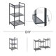 thumbnail image 2 of Estante de almacenamiento de metal ajustable Shelf SONGMICS de 3 niveles, 38 x 29 x 72 cm, 2 of 9