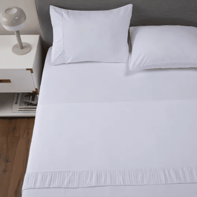 Genérico - Sabanas Casatua Hotel Funda Almohada 2 Plazas Color Blanco