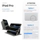 thumbnail image 2 of Funda iPad tomtoc 11" M4 4‑modos de fibra de vidrio con auto‑sleep, 2 of 7