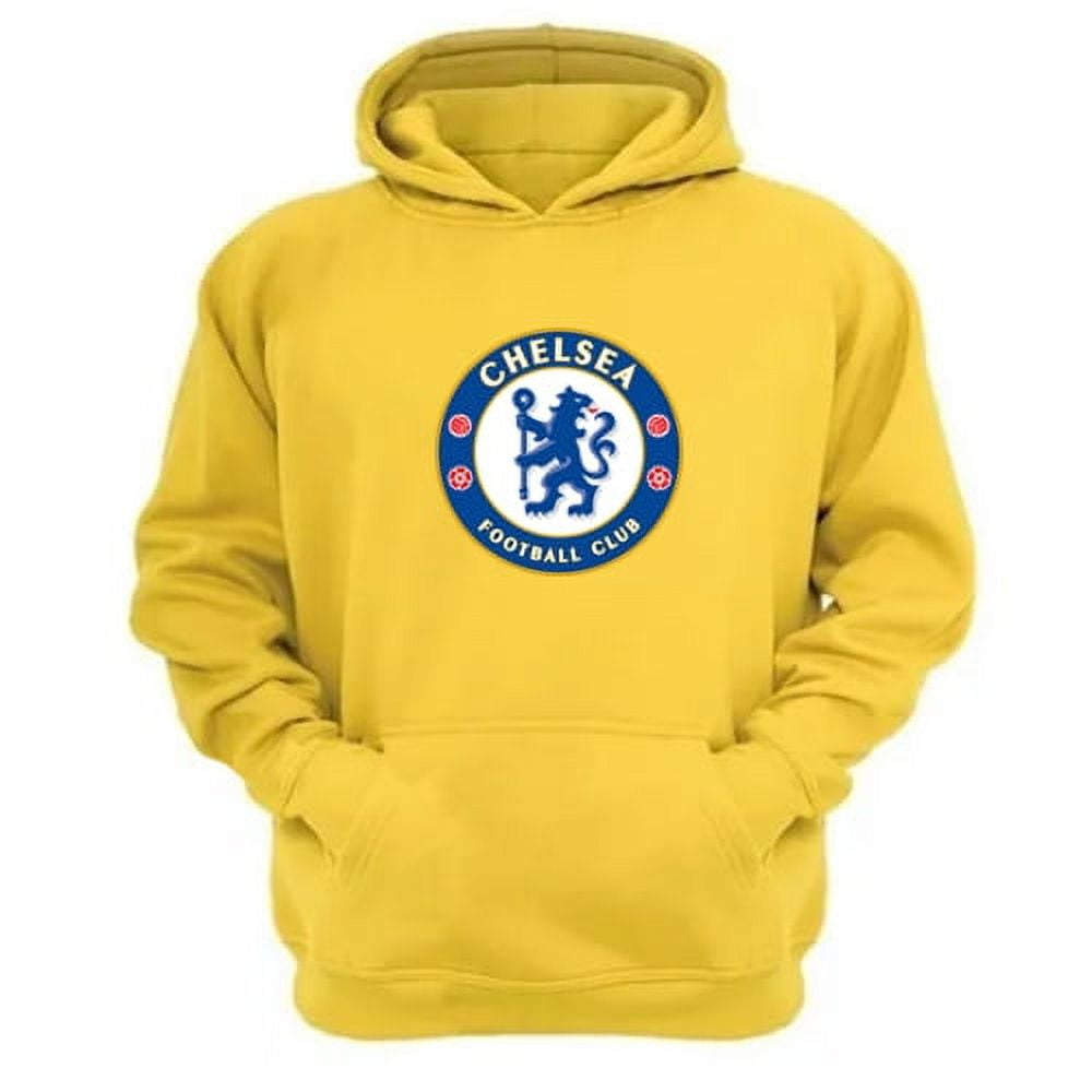 Genérico - Poleron Canguro Chelsea Amarillo Talla L Unisex