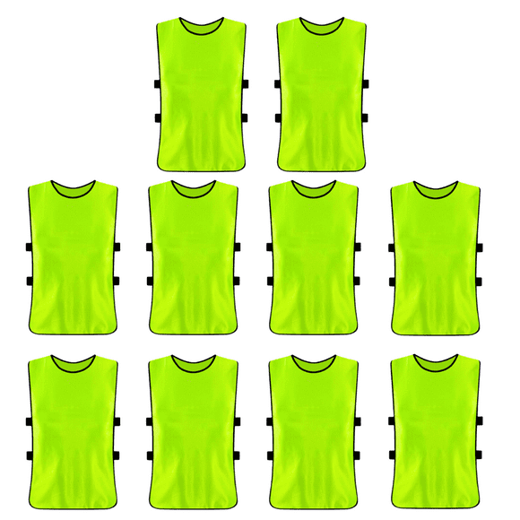 Pack X10 Chaleco Deportivo Peto Multiuso Para Adultos Futbol