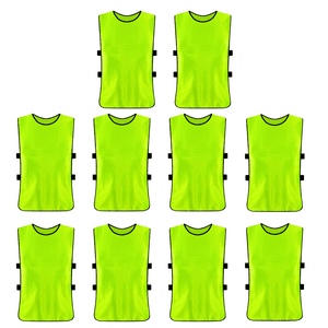 Linea Sport - Pack X10 Chaleco Deportivo Peto Multiuso Para Adultos Futbol