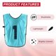thumbnail image 5 of Chaleco de Entrenamiento de Fútbol Uxcell, Petos Deportivos de Equipo Reversibles Numerados para Práctica de Fútbol Grande Azul, 5 of 7