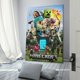 thumbnail image 3 of Una Película de Minecraft Cuadro decorativo colgante - Arte de pared - Póster enmarcado - Decoración de pared - Regalos para familia, amigos y aficionados 40*60 cm, 3 of 6