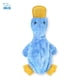 thumbnail image 2 of Juguete Arrugado Para Perros Pato Para Todas Las Razas Azul, 2 of 5