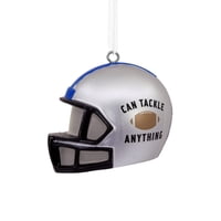 Adorno Navideño Casco De Fútbol Americano Hallmark 6X4X6 Cm