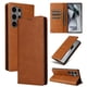 thumbnail image 1 of Funda Cartera para Samsung Galaxy S25 Ultra con Ranuras Tarjetas y Soporte - Protección Completa Marrón, 1 of 5