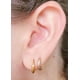 thumbnail image 3 of Pack 2 Par De Argollas Piercing Orejas Chapadas En Oro 18k, 3 of 3