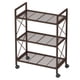 thumbnail image 1 of Estante de almacenamiento SONGMICS de metal de 3 niveles con ruedas de 60 x 32 x 85,5 cm, color bronce, 1 of 8