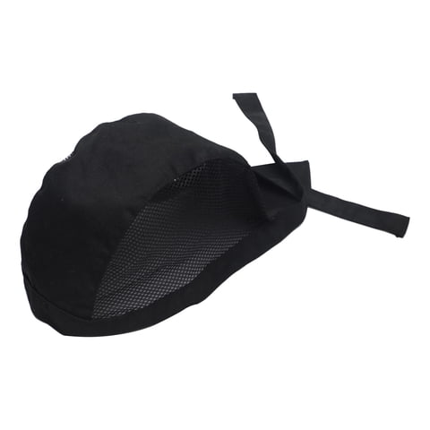 Ioensy - Chef Hat Waiter Grill Unisex Bbq Bakery Uniform Gorras Sombrero Negro