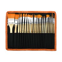 Bothyi - 24X Pinceles Para Pintura Acrílica Para Niños Adultos Artista Óleo Acuarela