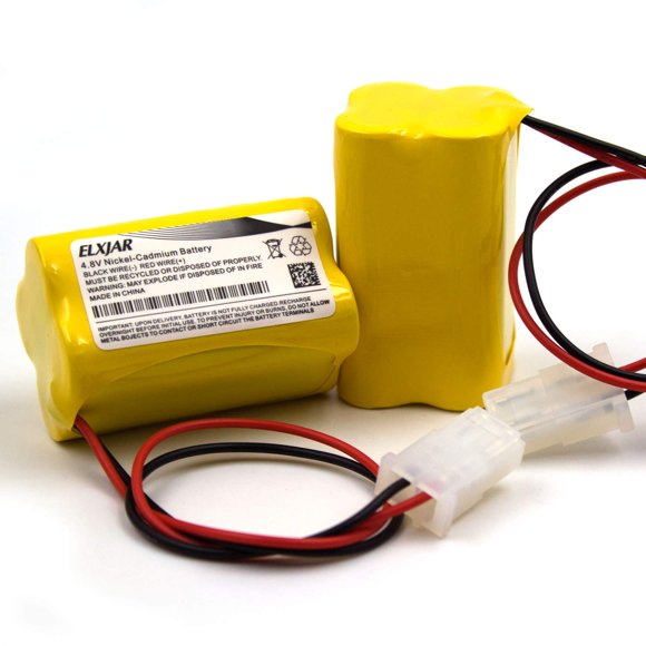 Batería Elxjar Ni-CD AA de repuesto, 4,8 V, 800 mAh, paquete de 2
