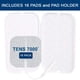 thumbnail image 2 of Almohadillas para electrodos TENS Unit TENS 7000, paquete de 16 con funda de transporte, 2 of 9