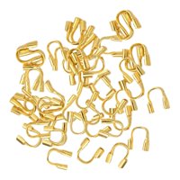 Bothyi - 100 Uds. De Protectores De Alambre, Bucles, Protector De Cable De Alambre Para Fabricación De Joyas, Colgante Diy