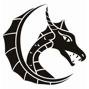 Rienda Libre Graphics - Decomural Dragon Head Fantasy Ws-18070