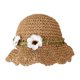 thumbnail image 1 of Sombrero De Paja De Verano Para Ni?os Sombrero De Playa De Verano De Ala Ancha Para Vacaciones Marrón, 1 of 5