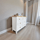 thumbnail image 2 of Cómoda 7 Cajones Mueble de Madera Nativa para Dormitorio - Blanco - 120x40x90 cm, 2 of 3