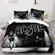 thumbnail image 1 of AC/DC Rock Band Bedding Set Soft Duvet Cover Set Quilt Cover Pillowcase Set Home Textile Bedclothes for Kids Adult BoysBed Sheets, 1 of 5