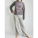 thumbnail image 1 of Pijama Micropolar Mujer Hello Kitty gris L, 1 of 6