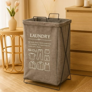 Genérico - Cesta Canasto Para Ropa Sucia Plegable Arena