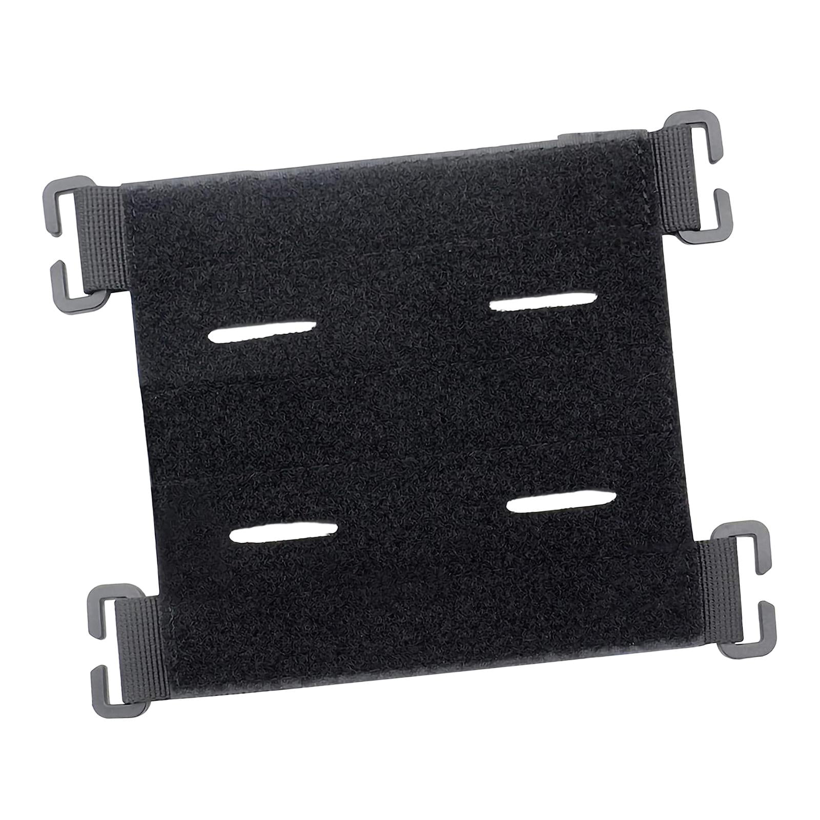 Ioensy - Panel De Parche Molle Para Insignias, Tablero De Parche Reutilizable Para Chaleco, Bolsa, Ropa, Negro