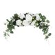 thumbnail image 4 of Arco De Boda Swag Flores De Seda Artificial Puerta Colgante Decoración De Fiesta De Pared Blanco, 4 of 5