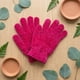 thumbnail image 1 of Guantes Chenille Rojo Adulto Invierno Unisex, 1 of 5