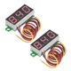 thumbnail image 5 of 2PCS 0.28In 3Wire LED DC 0-100V Voltímetro Medidor De Voltaje Digital Probador Rojo, 5 of 5