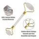 thumbnail image 1 of Natural Crystal Jade Rose Quartz Massage Roller Face Body Relax Slim Massager Anti Wrinkle Beauty Health Care Tools Wholesale, 1 of 3