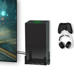 Kit De Montaje De Pared Aaronmei Para Xbox Series X Con Soporte Para Auriculares Negro