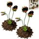 thumbnail image 1 of Estaca jardín planta carnívora metal caprichosa Venus atrapamoscas Halloween jardín gótico, 1 of 7