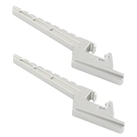 Ioensy - Reposapiés Para Pasajero De Motocicleta, Color Plateado, Para Motocross, Motocross Y Bicicleta Eléctrica.