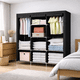 thumbnail image 2 of Armario Organizador De Closet Ropero Armable Portatil Tela, 2 of 3