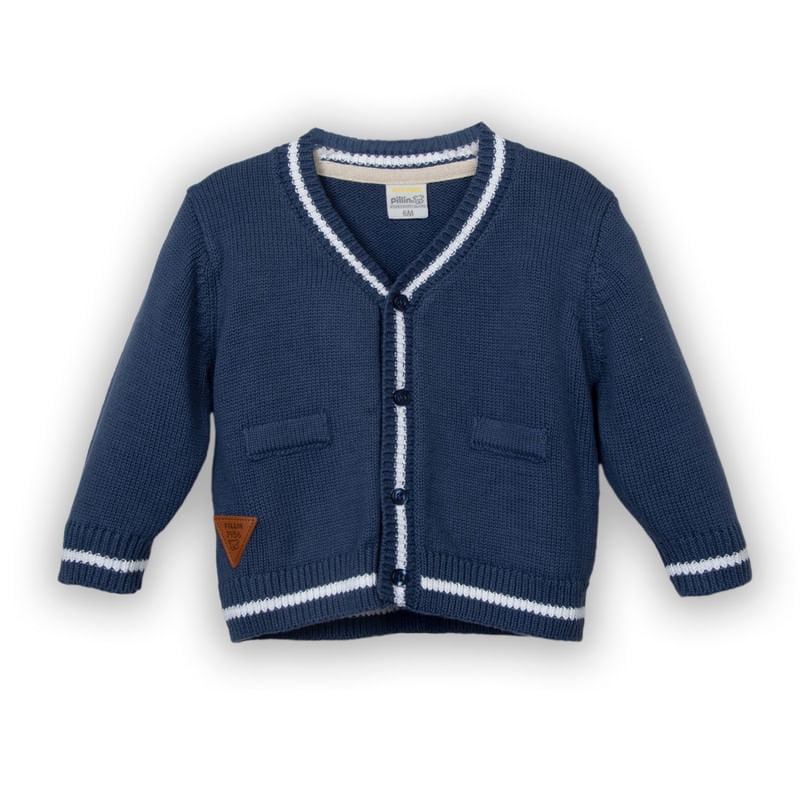 Chaleco Bebe Niño Azul Marino Pillin