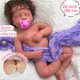 thumbnail image 5 of Muñeca bebé reborn de silicona Oppaionaho de 48 cm, niña, realista, 5 of 9