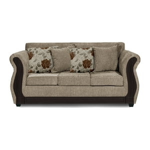 Adonis Leudh - Sofá 3 Personas Caburgua Chenille Beige