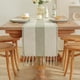 thumbnail image 2 of Mantel Camino De Mesa Rectangular Tejido Doble 180x37cm beige, 2 of 3