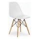 thumbnail image 3 of Silla DSW de Comedor Escandinava Color Blanco con Patas de Madera 46x53 cm, 3 of 7