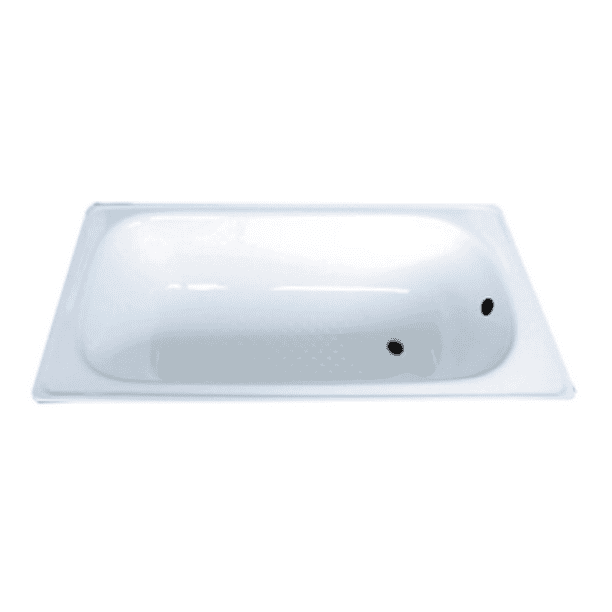 Tina Acero Esmaltado 120x70x24, D1,3 Con antideslizante Atenas