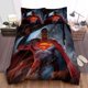 thumbnail image 1 of Superman Dc Comics Character Lifting The Wall Quilt Duvet Cover Set Pillowcase3-Piece Bedding Set, 1 of 5