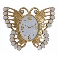 Genérico - Reloj Pared Decorativo Mariposa Detalle Espejo Moderno Jhn