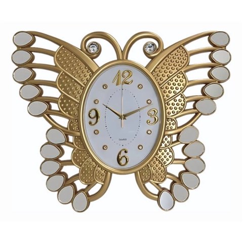 Genérico - Reloj Pared Decorativo Mariposa Detalle Espejo Moderno Jhn