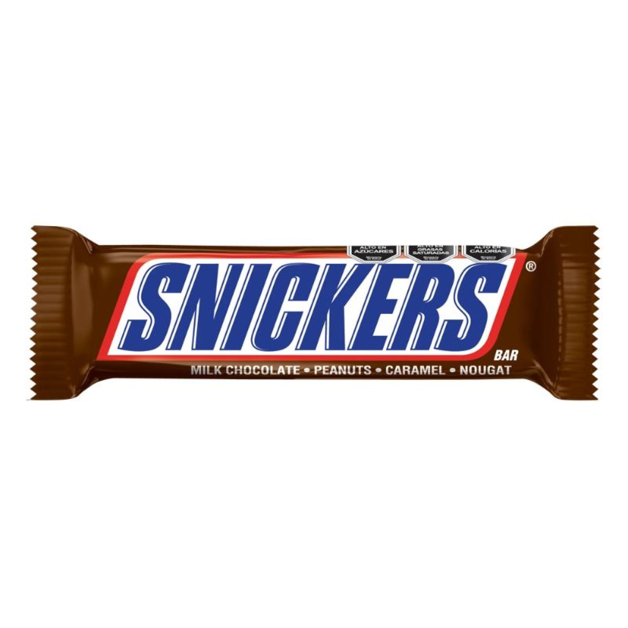 Barra De Chocolate Con Leche Y Maní 53 g Snickers