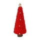 thumbnail image 1 of Estatua De árbol De Navidad Con Escultura De Madera Para Centros De Mesa Con Chimenea En Interiores, Color Rojo, 1 of 3