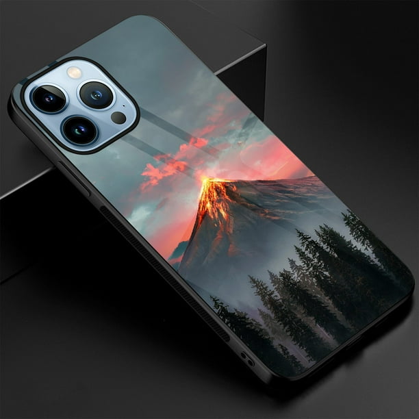 Premium Anti-Fall Tempered Glass Phone Case for Iphone14ProMax/14Plus/14Pro/14, Iphone13ProMax/13MINI/13Pro/13, Iphone12ProMax/12MINI/12Pro/12, Iphone11Pro