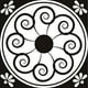thumbnail image 1 of Decomural Floral Square Centrepiece Pattern WS-19489, 1 of 2