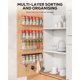 thumbnail image 2 of Nieifi Spice Rack Wall Mount, 4 Pack, Clear, 2 Depth, ScrewA, 2 of 3