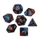 thumbnail image 4 of 7 Dados Poliédricos Smooth D4-D20 Para Ense?anza De Matemáticas Bar Mesa Juegos De Mesa Rojo Oscuro Azul, 4 of 5