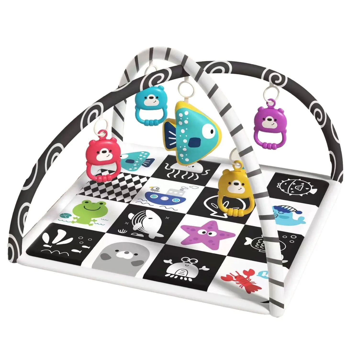 Mundo Online - Gym Bebe Tapete Gymini Cuadrado + Accesorios